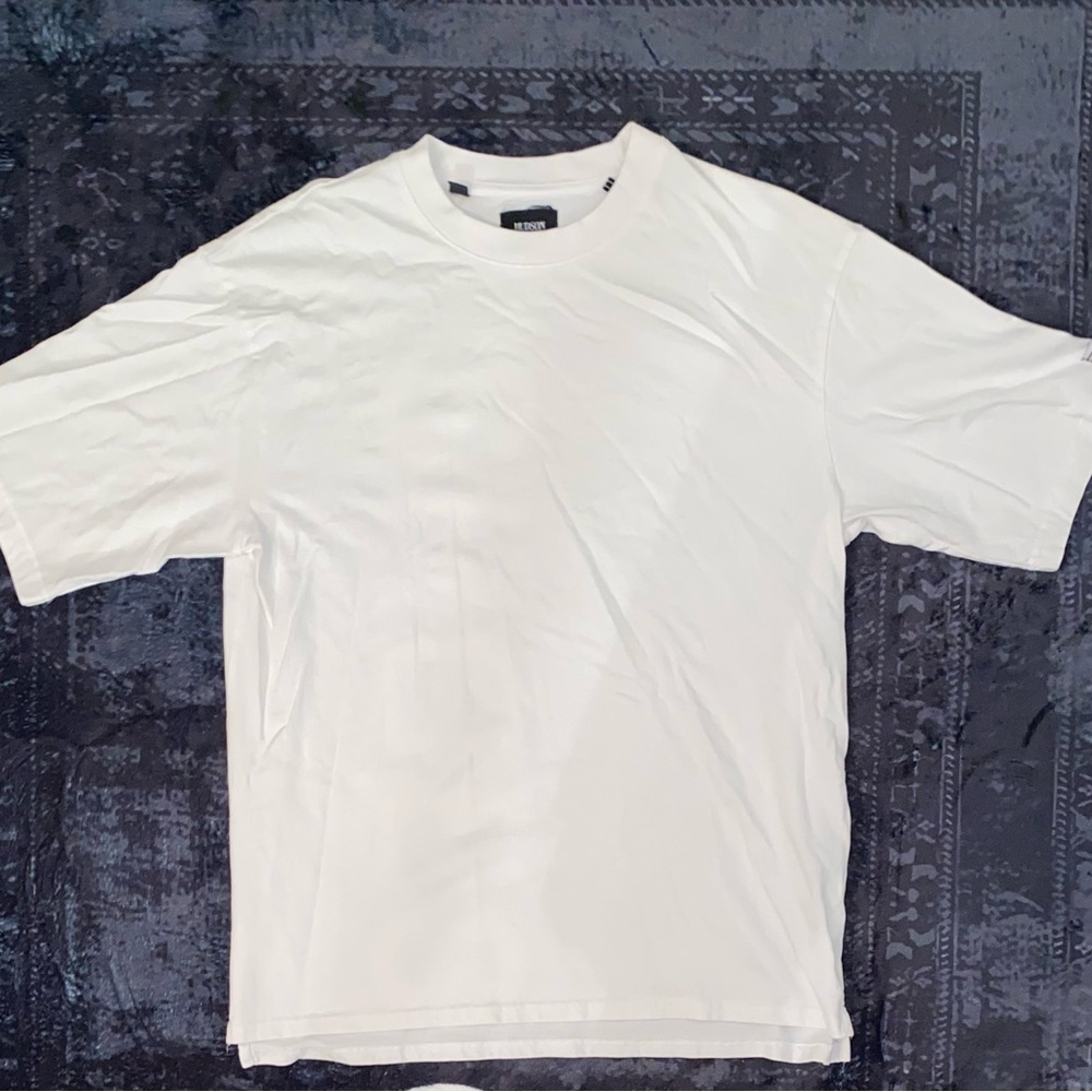 Hudson Jeans White Short Sleeve Tee